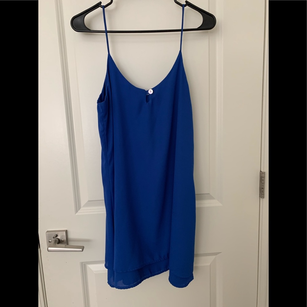 Blue dress